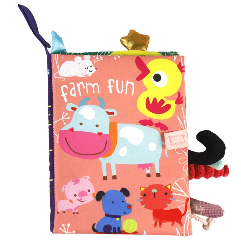 Livro Interativo para Bebês com Sons