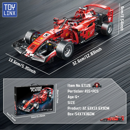 F1 RC 455 Peças com Controle Remoto