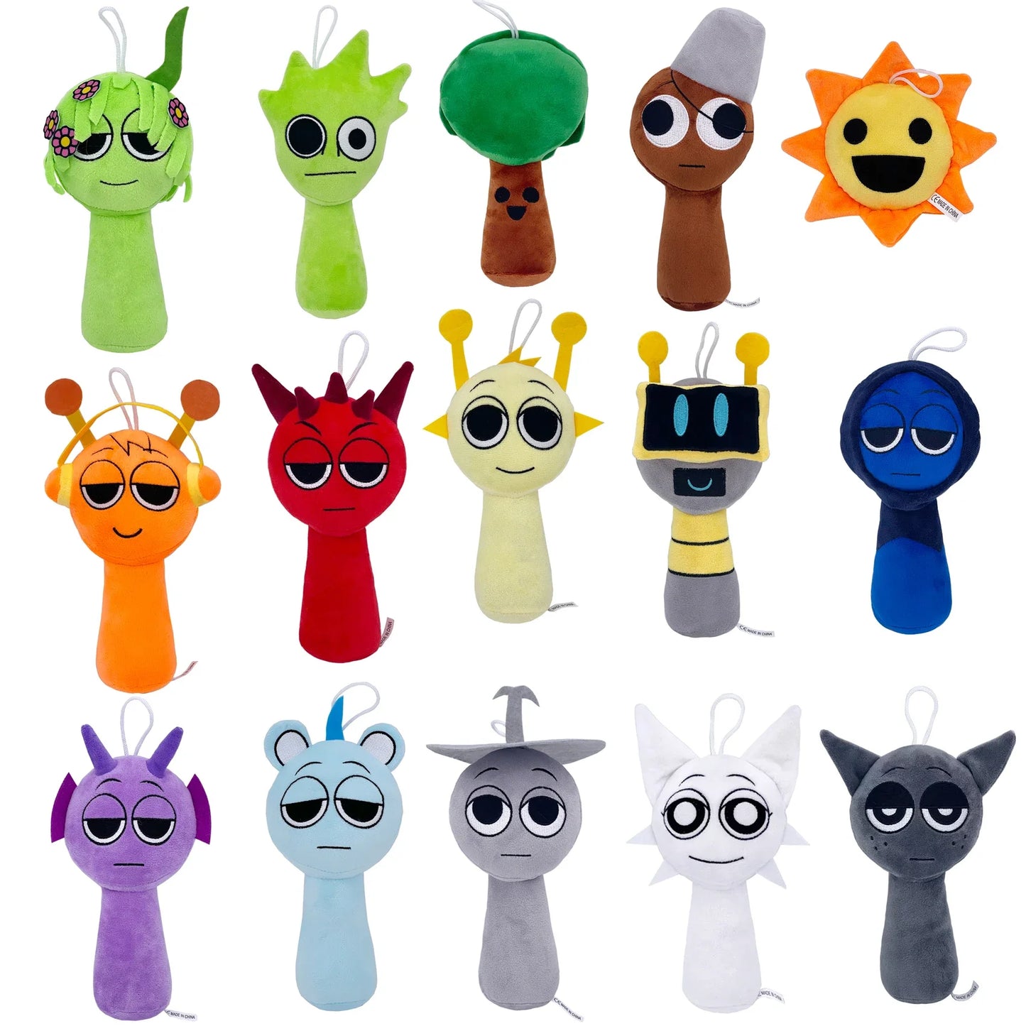 Sprunki Plush de Pelúcia, Colecionáveis