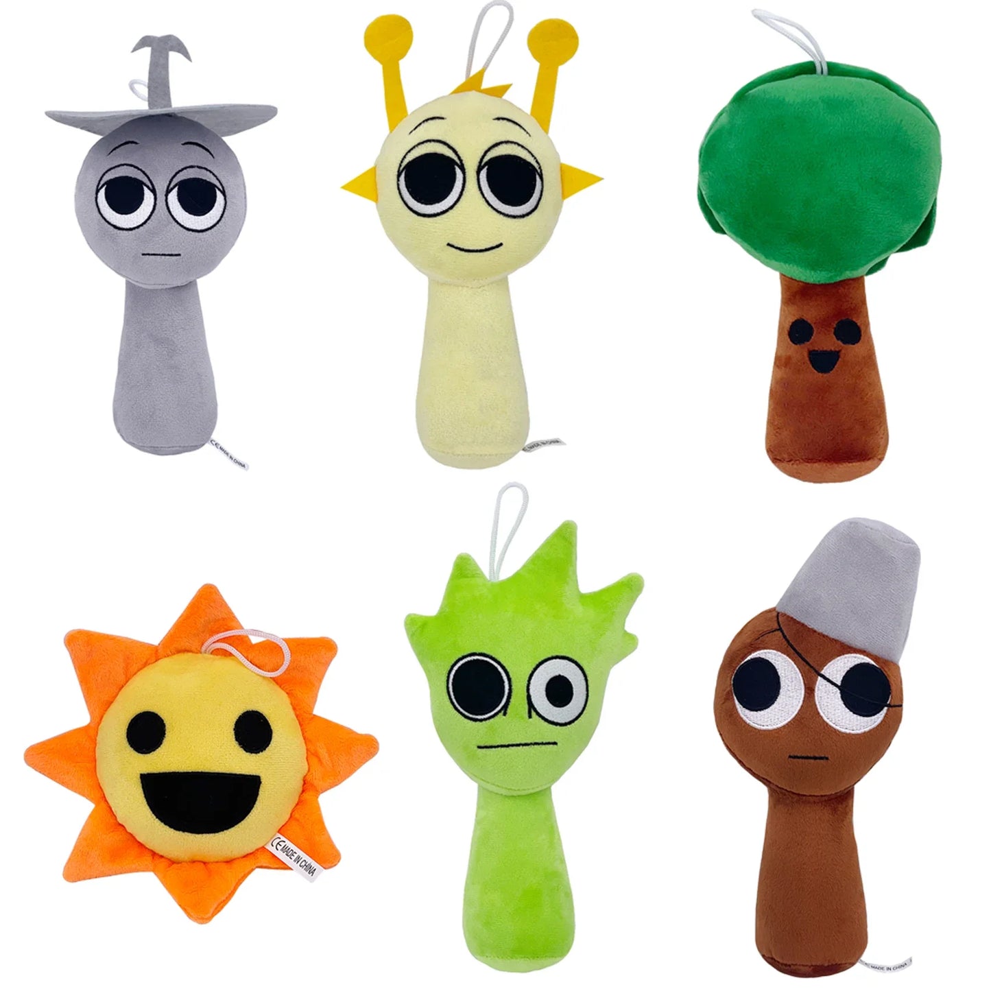 Sprunki Plush de Pelúcia, Colecionáveis