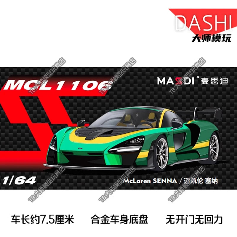 Colecionáveis MASSDI 1:64 McLaren / Senna