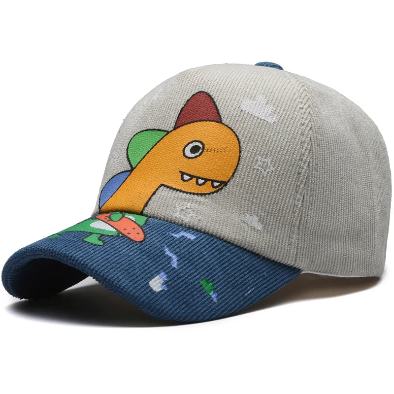 Boné Infantil Super Dinos tipo Baseball com Proteção Solar