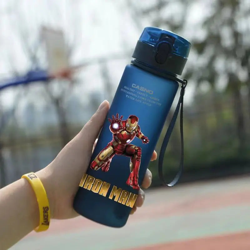 Garrafa Marvel 560ml – Spiderman / Iron Man / Capitão América
