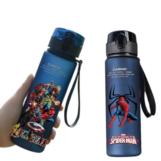 Garrafa Marvel 560ml – Spiderman / Iron Man / Capitão América