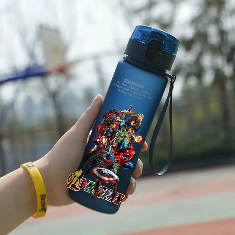 Garrafa Marvel 560ml – Spiderman / Iron Man / Capitão América