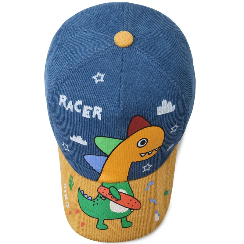 Boné Infantil Super Dinos tipo Baseball com Proteção Solar