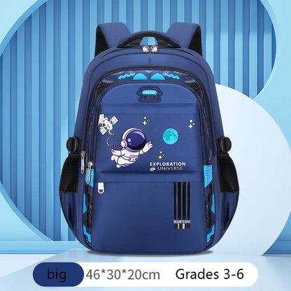Mochila Escolar Esportiva Geométrica, 7–13 anos